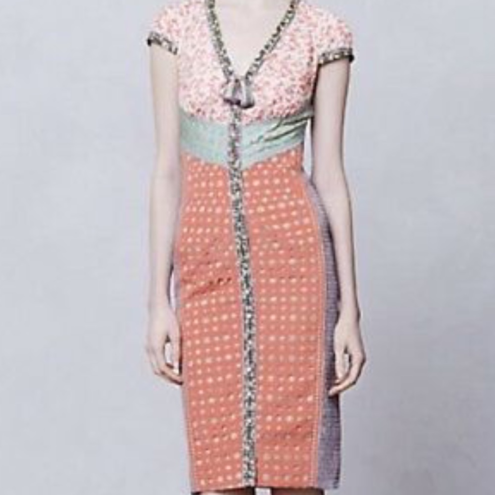 Very Rare Byron Lars Laser Cut Dress